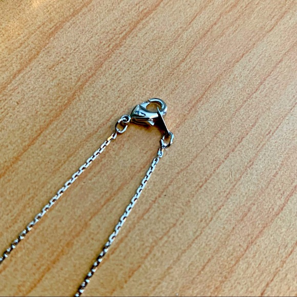 Silver pizza slice charm necklace - Picture 5 of 5
